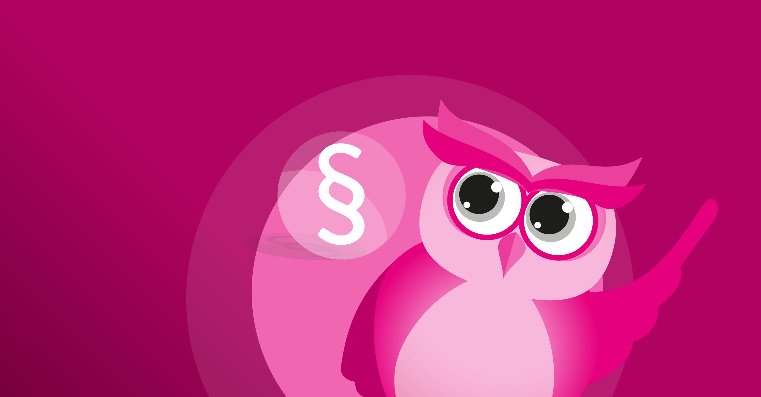 Owl with paragraph symbol