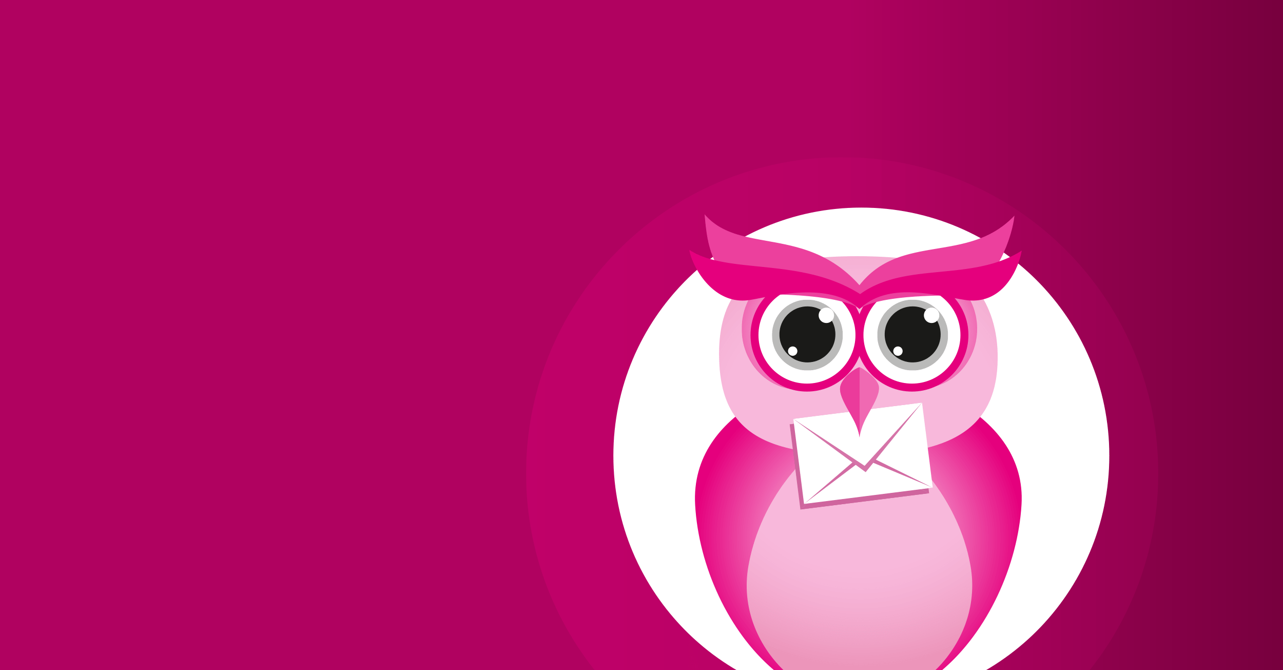 Owl with envelope